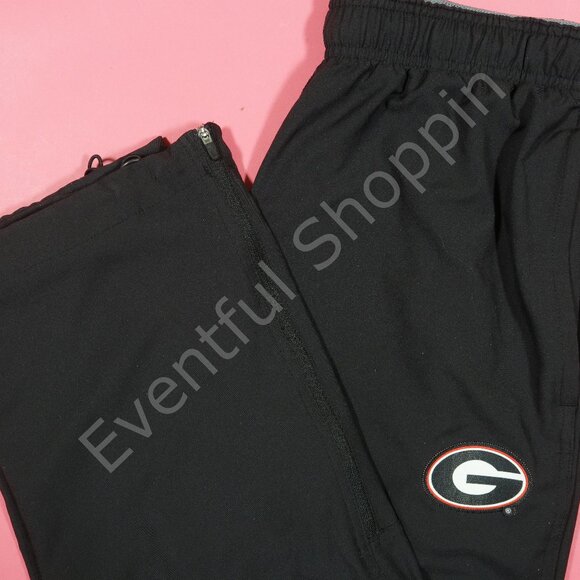 Nike Other - Nike Georgia Bulldogs Pants Mens M Black Track Mesh Lined Stretch Waist